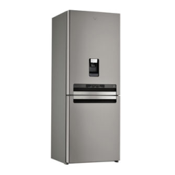 Whirlpool WBA4398 NFC IX AQUA Fridge/freezer combination Manuel utilisateur | Fixfr