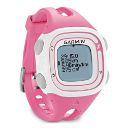 Garmin Forerunner 10 Manuel utilisateur | Fixfr