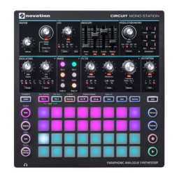 Novation Circuit Mono Station Mode d'emploi | Fixfr