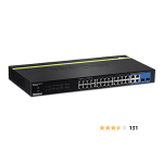 Trendnet TEG-424WS 24-Port 10/100 Mbps Web Smart Switch Fiche technique