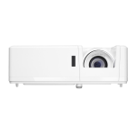 Optoma ZW400 Compact high brightness laser projector Manuel utilisateur