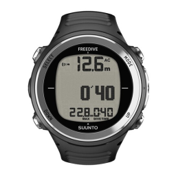 Suunto D4f Manuel utilisateur | Fixfr