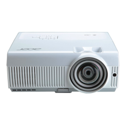 Acer S1213Hn Projector Manuel utilisateur | Fixfr