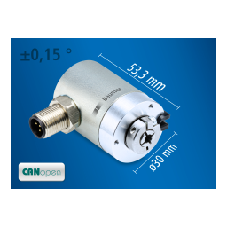 Baumer EAM360-S - CANopen® Absolute encoder Fiche technique | Fixfr