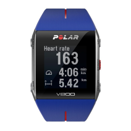 Polar V800 Manuel utilisateur | Fixfr