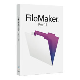 Filemaker Pro 11 Manuel utilisateur | Fixfr