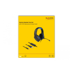 Delock 27182 Casque de jeu + AI Chat &amp; PDF