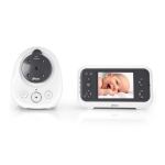 Alecto DVM-77 Babyfoon met camera en 2.8&quot; kleurenscherm, wit/antraciet Manuel utilisateur