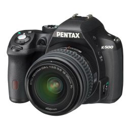 Pentax Série K-500 Mode d'emploi | Fixfr