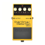 BOSS OS-2 Overdrive/Distortion: Mode d'emploi + AI Chat