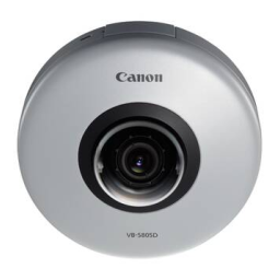 Canon VB-S805D Manuel utilisateur | Fixfr