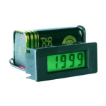 PeakTech LDP-140 Volt &amp; ammeter, LCD display 13mm hight of digits Manuel du propri&eacute;taire