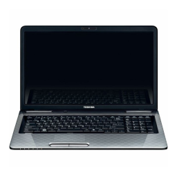 Toshiba Satellite L775 Manuel utilisateur | Fixfr