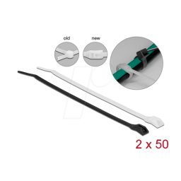 DeLOCK 19490 Cable tie Fiche technique | Fixfr