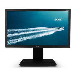 Acer B206HQL Manuel du propriétaire | Fixfr