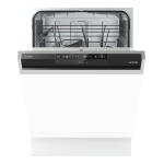 Gorenje DW30.1 Lave-vaisselle pose-libre GS63160W Une information important