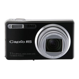 Ricoh Caplio R5 Manuel utilisateur | Fixfr