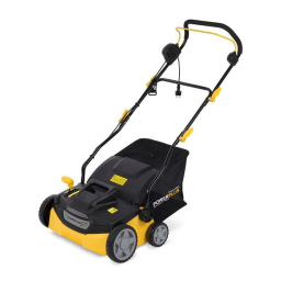 Powerplus POWXG7516 LAWN SCARIFIER / AERATOR 1800W Manuel du propriétaire | Fixfr