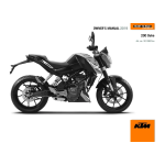 KTM 200 Duke EU 2019 Naked Bike Manuel utilisateur