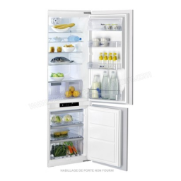 Whirlpool ART 860/A++ Fridge/freezer combination Manuel utilisateur | Fixfr