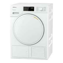 Miele TWC220WP 8kg Manuel du propriétaire | Fixfr