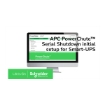 Schneider Electric PowerChute Serial Shutdown Manuel utilisateur