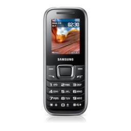 Samsung GT-E1230 Manuel utilisateur | Fixfr