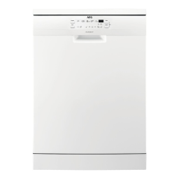 AEG FFB52610ZW Lave vaisselle 60 cm Manuel utilisateur | Fixfr