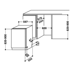 Whirlpool ADG 7557 Dishwasher Manuel utilisateur | Fixfr