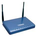 Trendnet TEW-611BRP 108Mbps 802.11g MIMO Wireless Router Fiche technique