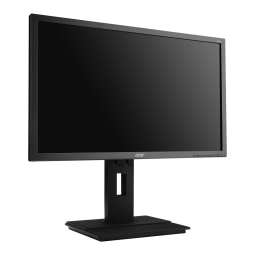 Acer B246HYLC Monitor Manuel utilisateur | Fixfr