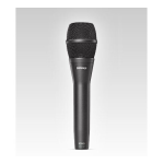 Shure KSM9 Handheld Vocal Microphone Mode d'emploi