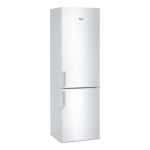 Whirlpool WBE37142 W Fridge/freezer combination Manuel utilisateur