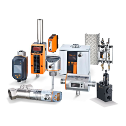 IFM SF221A Flow sensor for connection to an evaluation unit Mode d'emploi | Fixfr