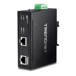 Trendnet TI-IG30 Hardened Industrial Gigabit PoE+ Injector Fiche technique | Fixfr