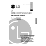 LG PRCKD20E/PRCKD40E Manuel d'Utilisation + IA