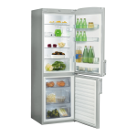 Whirlpool WBE3412 A+S Fridge/freezer combination Manuel utilisateur