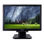 Acer AL1516W Monitor Manuel utilisateur