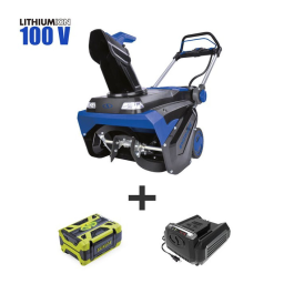 Snow Joe ION100V-21SB 100-Volt iONPRO Cordless Brushless Variable Speed Single Stage Snowblower Kit Manuel du propriétaire | Fixfr