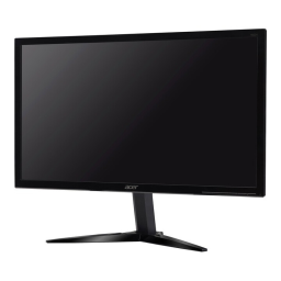 Acer KG221Q Monitor Manuel utilisateur | Fixfr