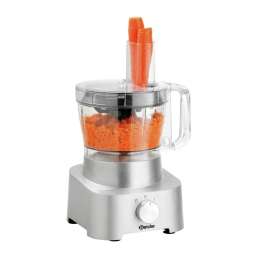 Bartscher 150148 Food Processor FP1000 Mode d'emploi | Fixfr