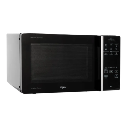 Whirlpool MCP 349 BL Microwave Manuel utilisateur | Fixfr