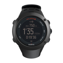 Suunto Ambit3 Peak Mode d'emploi | Fixfr