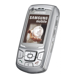 Samsung SGH-Z400 Manuel utilisateur | Fixfr