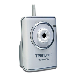 Trendnet TV-IP110W SecurView Wireless Network Camera Fiche technique | Fixfr