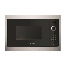 Brandt BMS6115X Micro ondes encastrable Owner's Manual | Fixfr