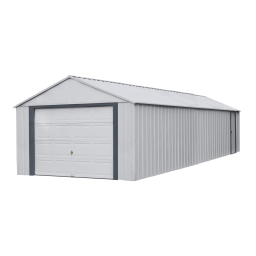 Arrow Storage Products GS83LM Garden Shed Steel Storage Shed, 8 ft. x 3 ft. Eggshell Manuel utilisateur | Fixfr