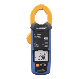 AC LEAKAGE CLAMP METER CM4002,CM4003