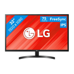 LG 32MN500M-B Manuel du propriétaire | Fixfr