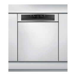 Whirlpool WBC 3C26 X Dishwasher Manuel utilisateur | Fixfr